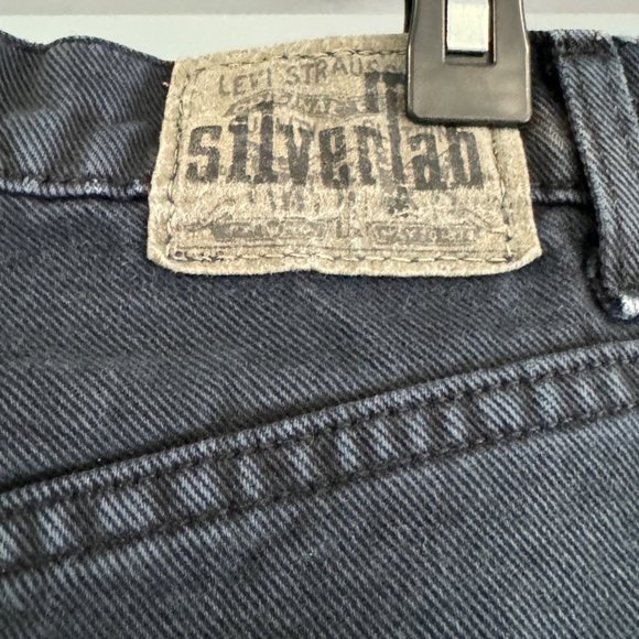 Vintage Levis Silvertab Loose Jeans Dark Wash Mens Size 38 32 - Picture 4 of 6
